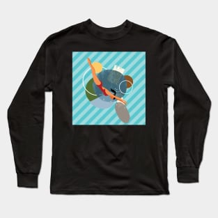 Swimming Chap Long Sleeve T-Shirt